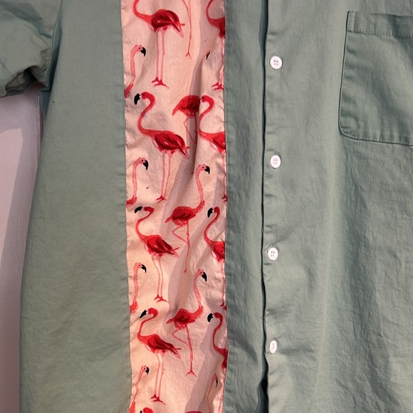 Flamingo Cuban Style Shirt - Picture 5 of 6
